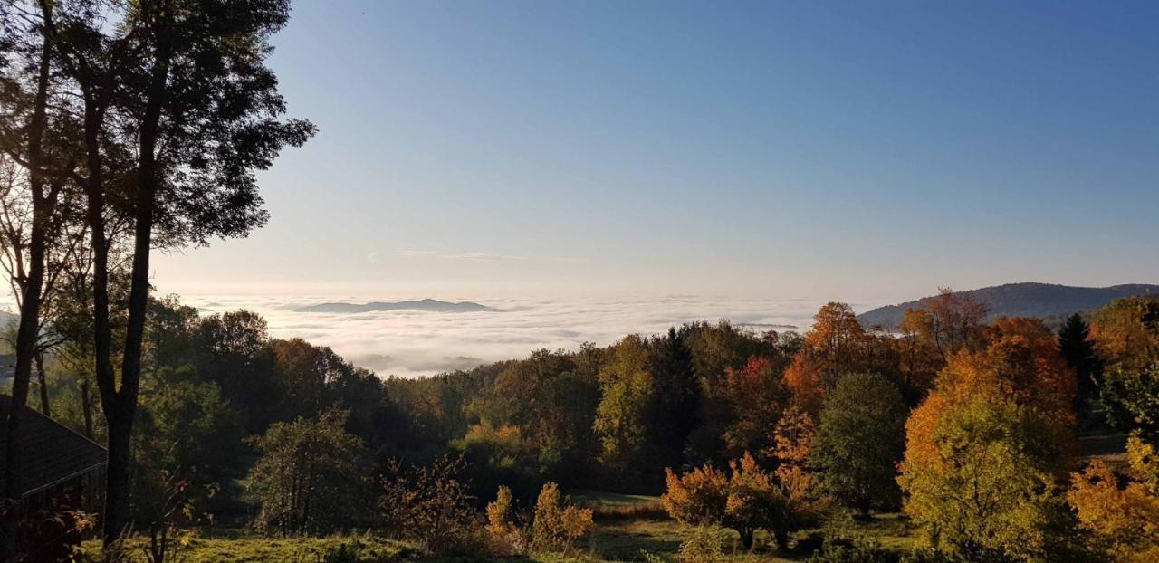 Ferienwohnung Urlaub Mit Aussicht Zenting Bagian luar foto